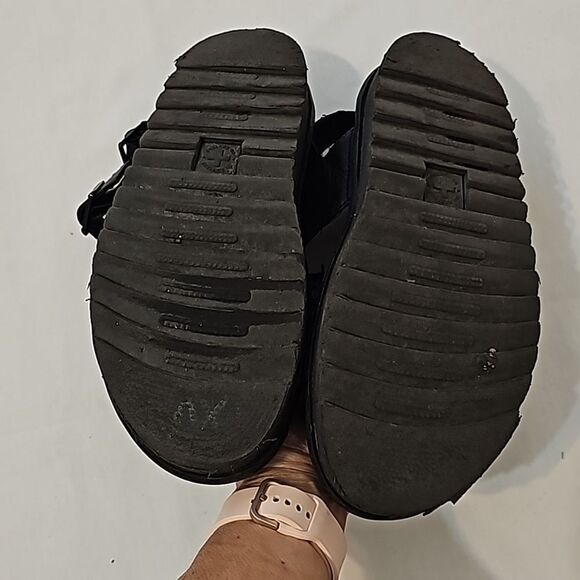 Dr. Martens Voss II Black Leather Sandals 7 - Picture 6 of 11